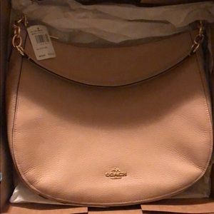Coach Elle Rose Gold Hobo BNWT